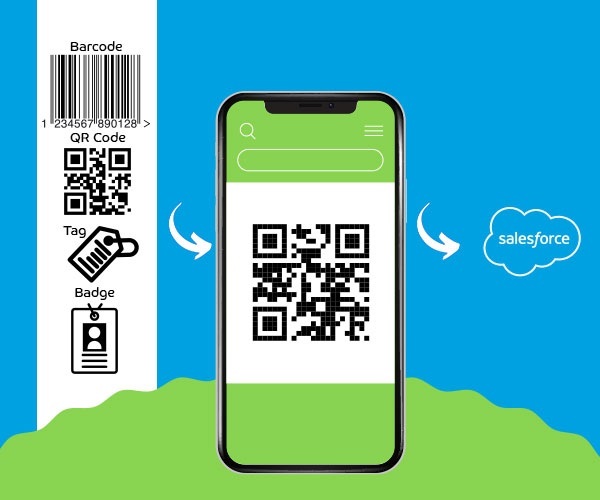 Salesforce QR Code, Barcode, Badge Scanner App Application House UK